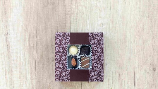 De verwennerij van chocolade